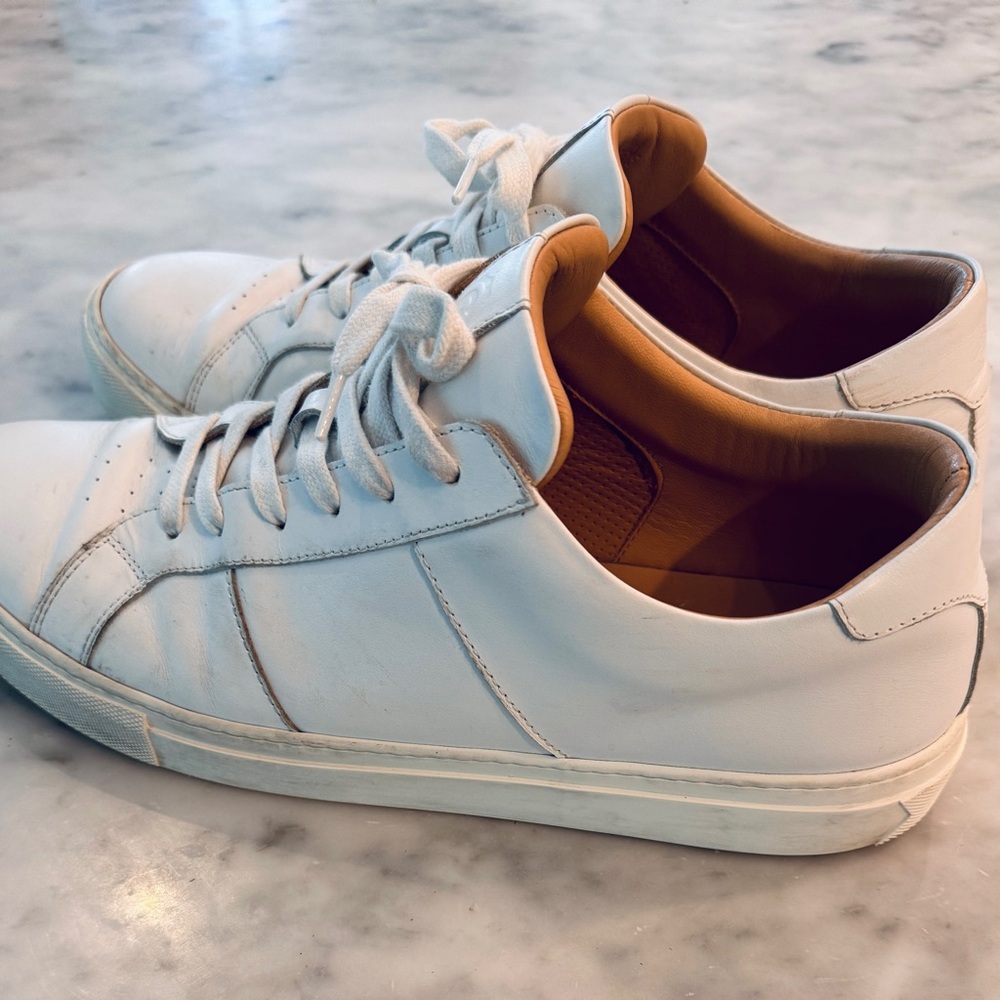 Greats Brooklyn White leather sneakers